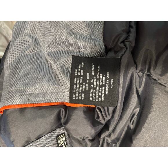 Andrew Marc Down Bomber Jacket Orange Inky L - Picture 11 of 16